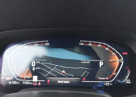 2021 BMW X7 xDrive40I z USA, uszkodzony, nr VIN 5UXCW2C05M9H65324